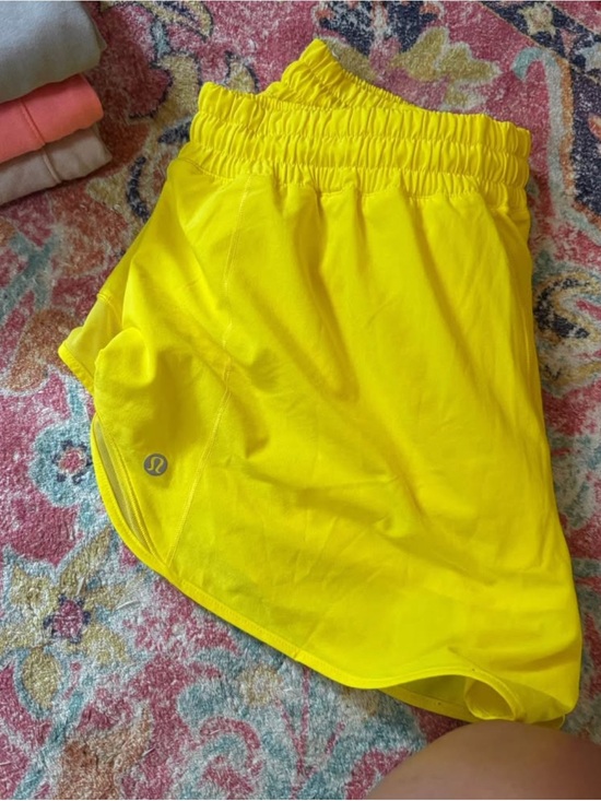 lululemon athletica Pants - lululemon athletica Bright Yellow Athletic Shorts